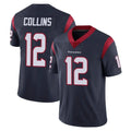 Tlead H.Texans #12 Nico Collins Player Navy Limited Vapor Untouchable Home Game Stitched Jerseys