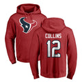 Tlead H.Texans #12 Nico Collins Player Red Pro Line Pullover Hoodie Limited Game Stitched Jerseys