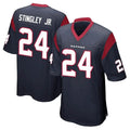 Tlead H.Texans #24 Derek Stingley Jr. Player Navy Home Game Stitched Jerseys