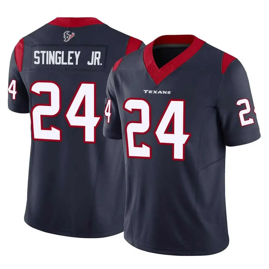 Tlead H.Texans #24 Derek Stingley Jr. Player Navy Limited Vapor F.U.S.E. Home Game Stitched Jerseys