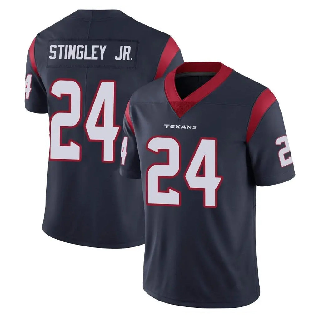 Tlead H.Texans #24 Derek Stingley Jr. Player Navy Limited Vapor Untouchable Home Game Stitched Jerseys
