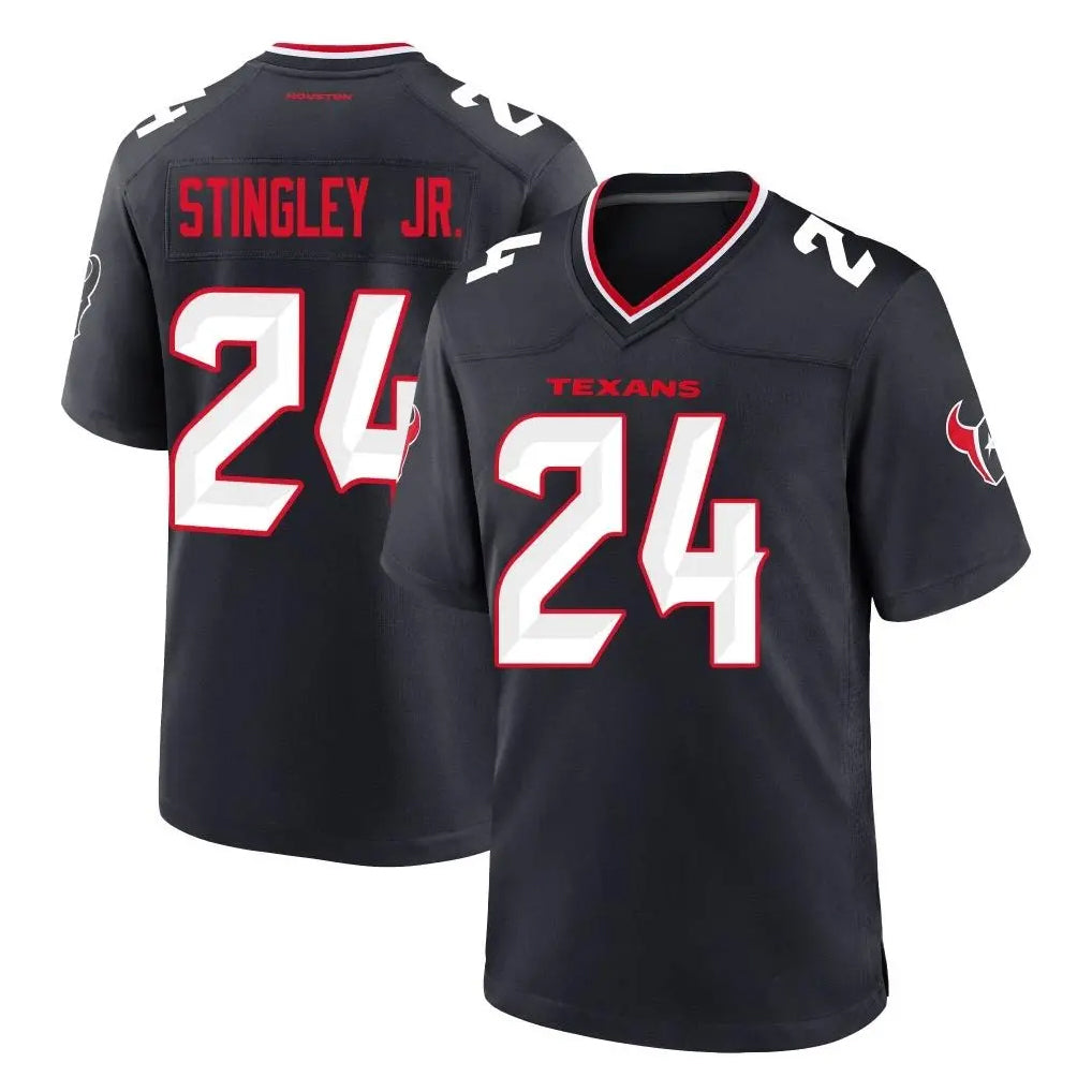 Tlead H.Texans #24 Derek Stingley Jr. Player Navy Team Home Game Stitched Jerseys