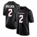 Tlead H.Texans #2 Calen Bullock Player Carbon Black Fashion Home Game Stitched Jerseys