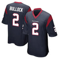 Tlead H.Texans #2 Calen Bullock Player Navy Home Game Stitched Jerseys