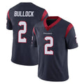 Tlead H.Texans #2 Calen Bullock Player Navy Limited Vapor Untouchable Home Game Stitched Jerseys
