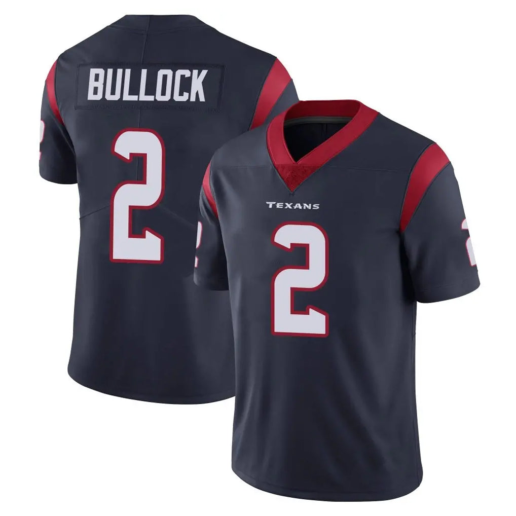 Tlead H.Texans #2 Calen Bullock Player Navy Limited Vapor Untouchable Home Game Stitched Jerseys