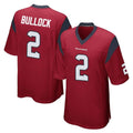 Tlead H.Texans #2 Calen Bullock Player Red Home Game Stitched Jerseys