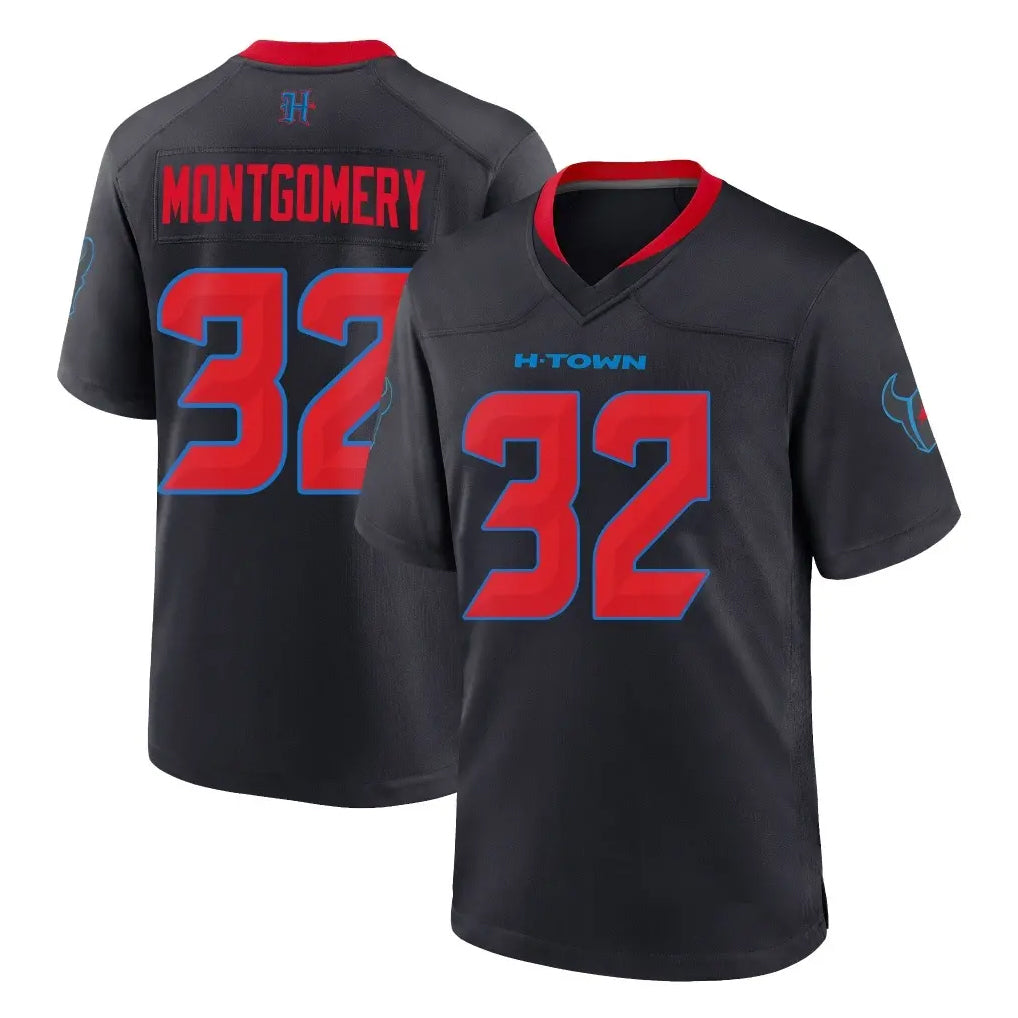 Tlead H.Texans #32 David Montgomery Player Navy 2nd Alternate Home Game Stitched Jerseys