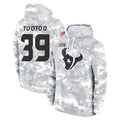 Tlead H.Texans #39 Henry To'oTo'o Player Arctic Camo Salute to Service Hoodies Limited Game Stitched Jerseys