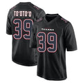 Tlead H.Texans #39 Henry To'oTo'o Player Black Fashion Home Game Stitched Jerseys
