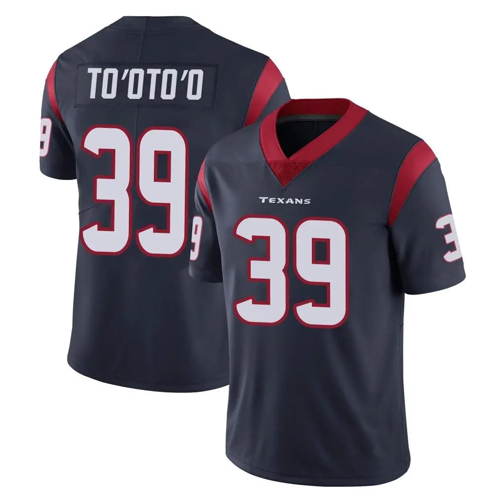 Tlead H.Texans #39 Henry To'oTo'o Player Navy Limited Vapor Untouchable Home Game Stitched Jerseys