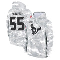Tlead H.Texans #55 Danielle Hunter Player Arctic Camo Salute to Service Hoodies Limited Game Stitched Jerseys