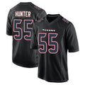 Tlead H.Texans #55 Danielle Hunter Player Black Fashion Home Game Stitched Jerseys