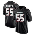 Tlead H.Texans #55 Danielle Hunter Player Carbon Black Fashion Home Game Stitched Jerseys