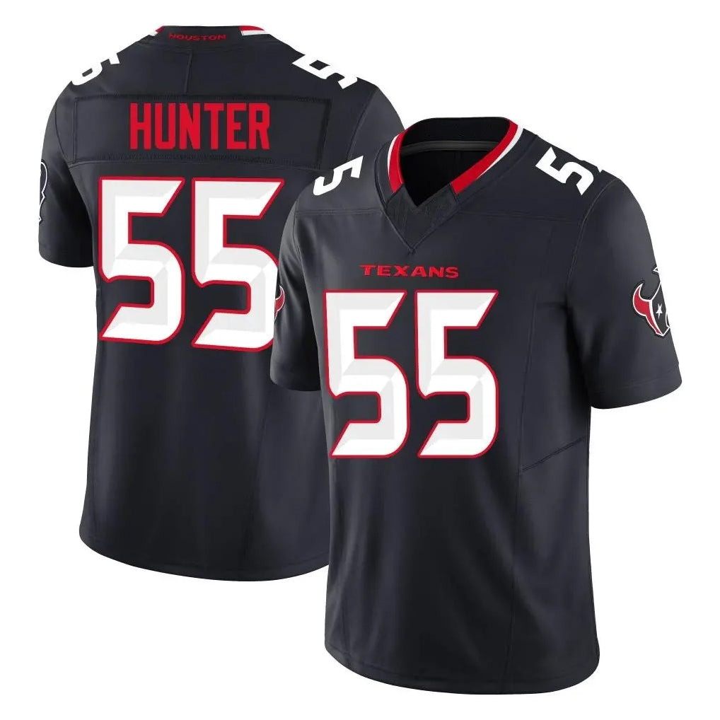 Tlead H.Texans #55 Danielle Hunter Player Navy Limited Alternate Vapor F.U.S.E. Home Game Stitched Jerseys