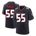 Tlead H.Texans #55 Danielle Hunter Player Navy Team Home Game Stitched Jerseys