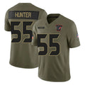 Tlead H.Texans #55 Danielle Hunter Player Olive Salute To Service Limited Stitched Jerseys