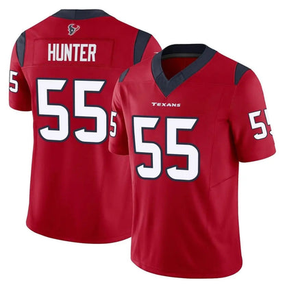 Tlead H.Texans #55 Danielle Hunter Player Red Limited Vapor F.U.S.E. Home Game Stitched Jerseys