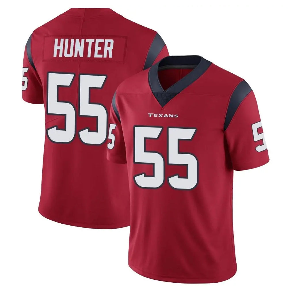 Tlead H.Texans #55 Danielle Hunter Player Red Limited Vapor Untouchable Home Game Stitched Jerseys