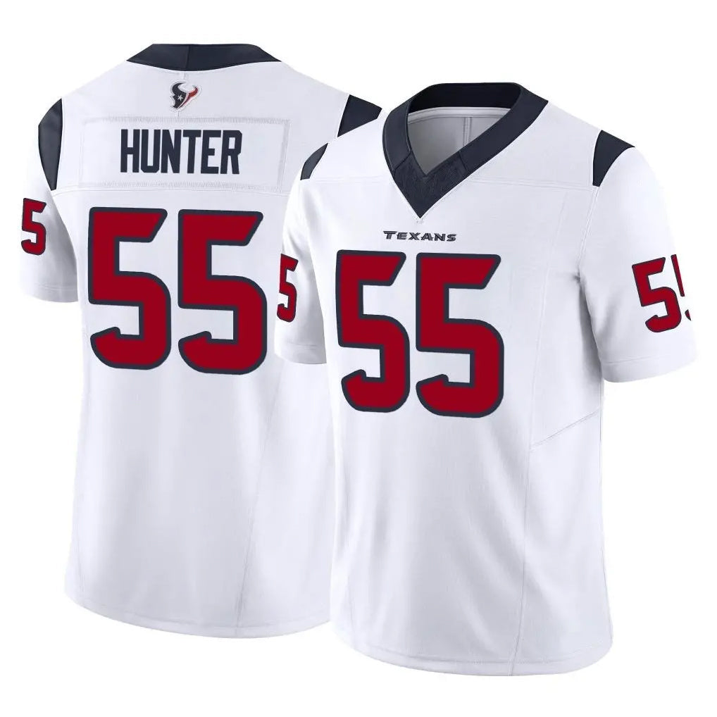 Tlead H.Texans #55 Danielle Hunter Player White Limited Vapor F.U.S.E. Home Game Stitched Jerseys
