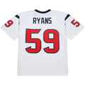 Tlead H.Texans #59 DeMeco Ryans Mitchell & Ness White 2006 Legacy Replica Jersey Stitched Puhic