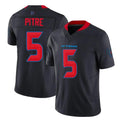 Tlead H.Texans #5 Jalen Pitre Player Navy Limited 2nd Alternate Vapor F.U.S.E. Home Game Stitched Jerseys