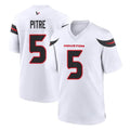 Tlead H.Texans #5 Jalen Pitre Player White Home Game Stitched Jerseys