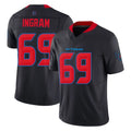 Tlead H.Texans #69 Ed Ingram Player Navy Limited 2nd Alternate Vapor F.U.S.E. Home Game Stitched Jerseys