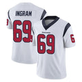 Tlead H.Texans #69 Ed Ingram Player White Limited Vapor Untouchable Home Game Stitched Jerseys