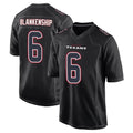 Tlead H.Texans #6 Reed Blankenship Player Black Fashion Home Game Stitched Jerseys