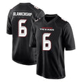 Tlead H.Texans #6 Reed Blankenship Player Carbon Black Fashion Home Game Stitched Jerseys