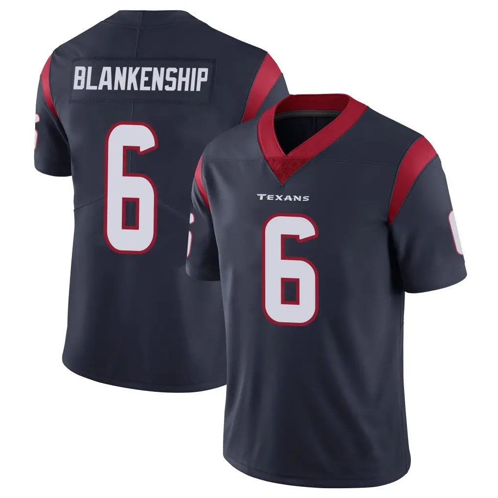 Tlead H.Texans #6 Reed Blankenship Player Navy Limited Vapor Untouchable Home Game Stitched Jerseys