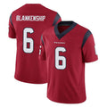 Tlead H.Texans #6 Reed Blankenship Player Red Limited Vapor Untouchable Home Game Stitched Jerseys