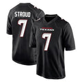 Tlead H.Texans #7 CJ Stroud Player Carbon Black Fashion Home Game Stitched Jerseys