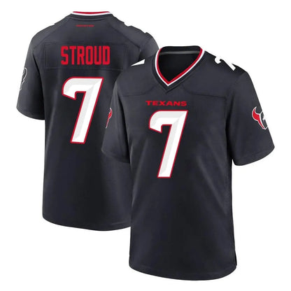 Tlead H.Texans #7 CJ Stroud Player Navy Team Home Game Stitched Jerseys