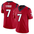 Tlead H.Texans #7 CJ Stroud Player Red Limited Vapor F.U.S.E. Home Game Stitched Jerseys