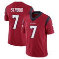 Tlead H.Texans #7 CJ Stroud Player Red Limited Vapor Untouchable Home Game Stitched Jerseys