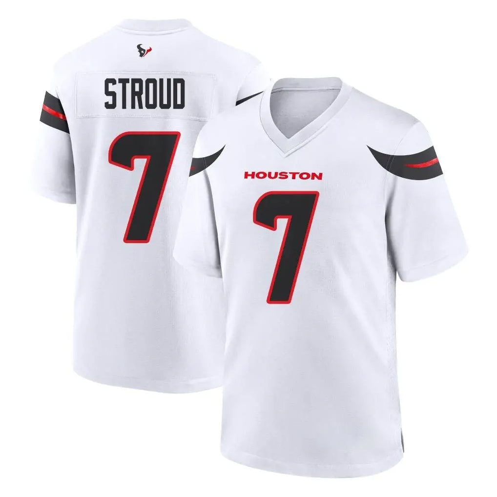 Tlead H.Texans #7 CJ Stroud Player White Home Game Stitched Jerseys