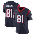 Tlead H.Texans #81 Jayden Higgins Player Navy Limited Vapor Untouchable Home Game Stitched Jerseys