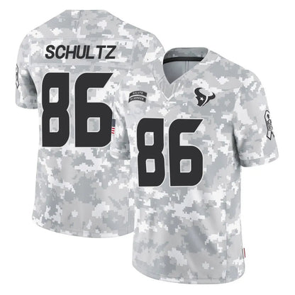 Tlead H.Texans #86 Dalton Schultz Player Arctic Camo Salute To Service Limited Game Stitched Jerseys
