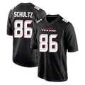 Tlead H.Texans #86 Dalton Schultz Player Carbon Black Fashion Home Game Stitched Jerseys