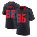 Tlead H.Texans #86 Dalton Schultz Player Navy 2nd Alternate Home Game Stitched Jerseys