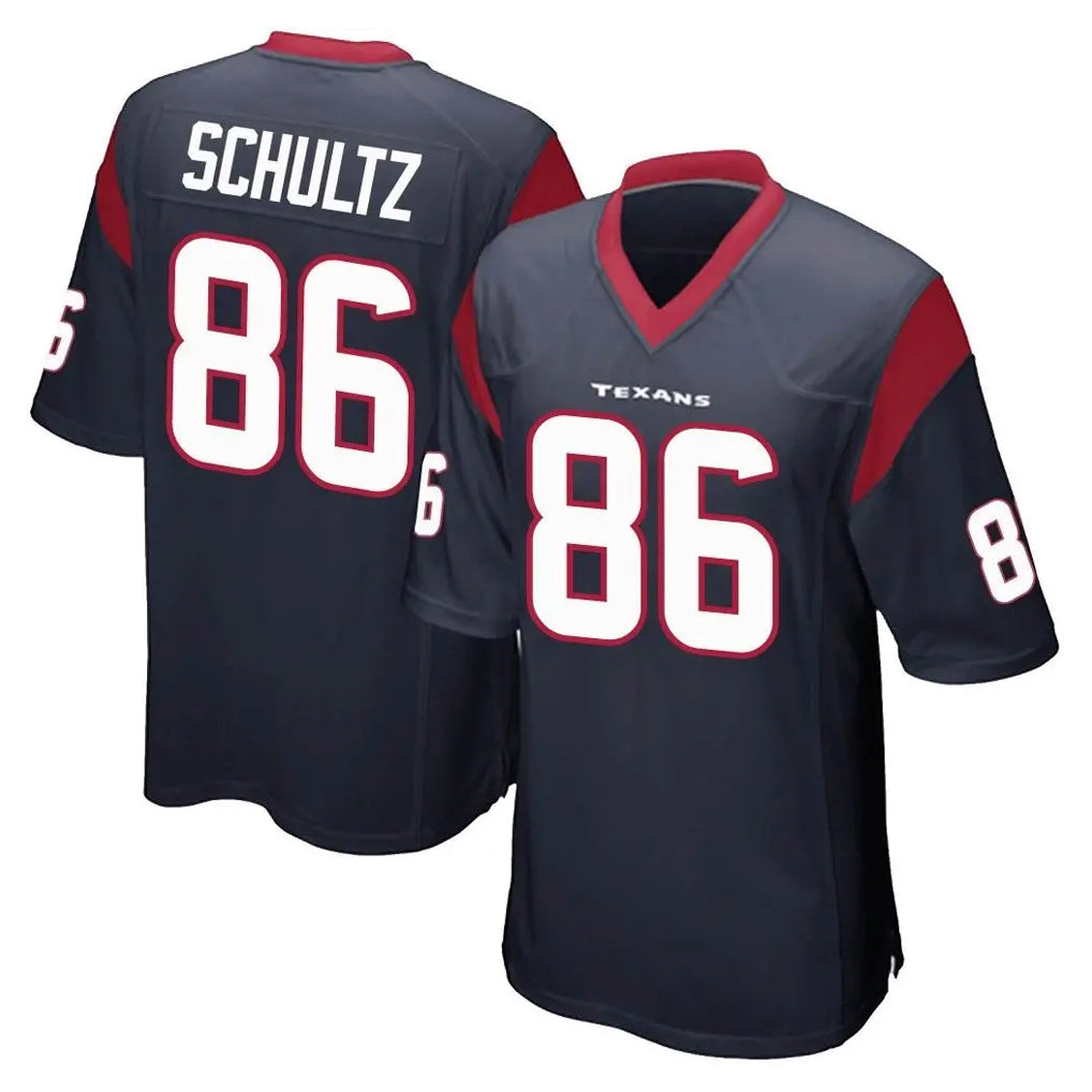 Tlead H.Texans #86 Dalton Schultz Player Navy Home Game Stitched Jerseys