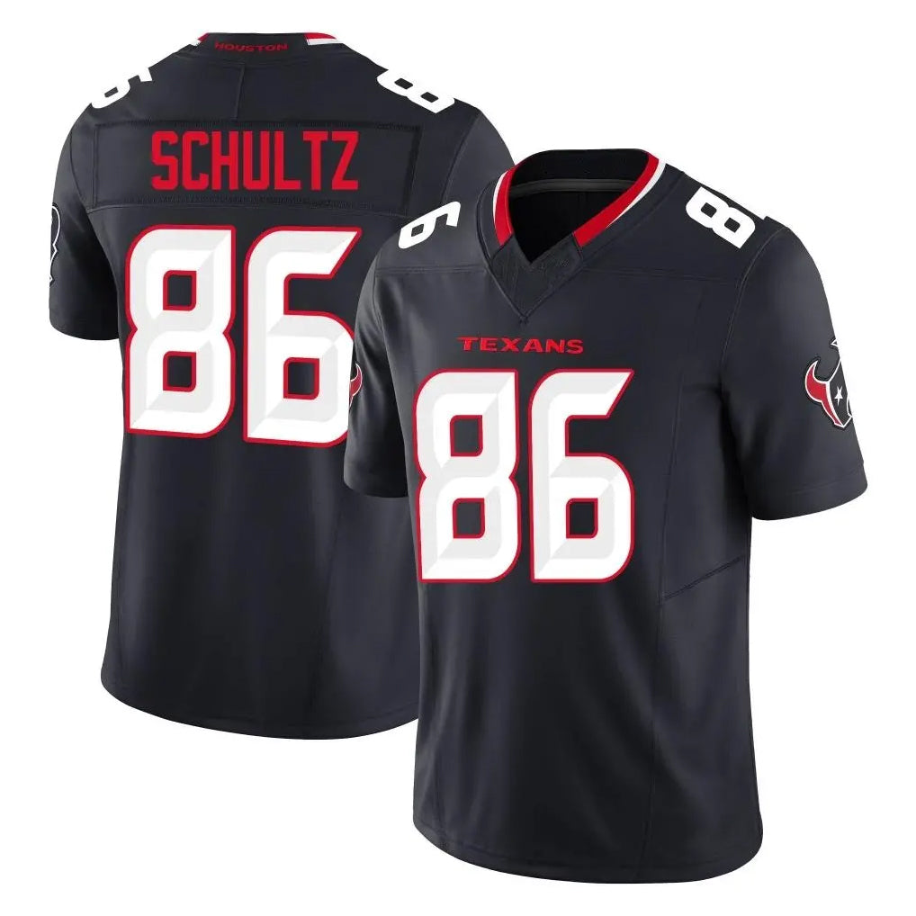 Tlead H.Texans #86 Dalton Schultz Player Navy Limited Alternate Vapor F.U.S.E. Home Game Stitched Jerseys