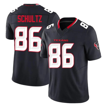 Tlead H.Texans #86 Dalton Schultz Player Navy Limited Alternate Vapor F.U.S.E. Home Game Stitched Jerseys