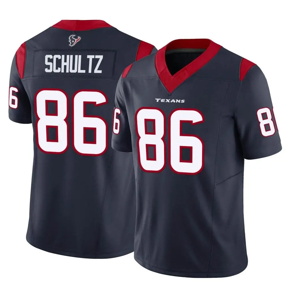 Tlead H.Texans #86 Dalton Schultz Player Navy Limited Vapor F.U.S.E. Home Game Stitched Jerseys