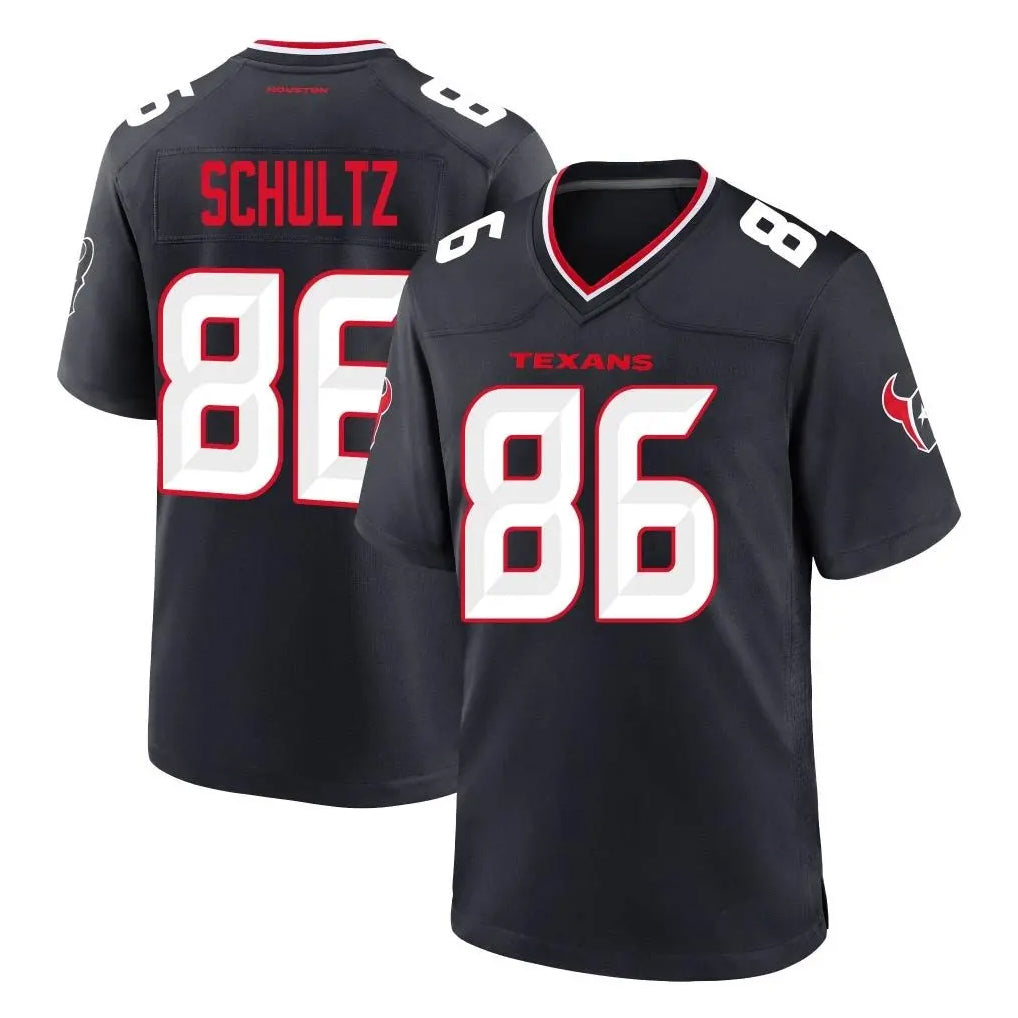 Tlead H.Texans #86 Dalton Schultz Player Navy Team Home Game Stitched Jerseys