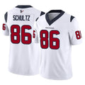 Tlead H.Texans #86 Dalton Schultz Player White Limited Vapor F.U.S.E. Home Game Stitched Jerseys