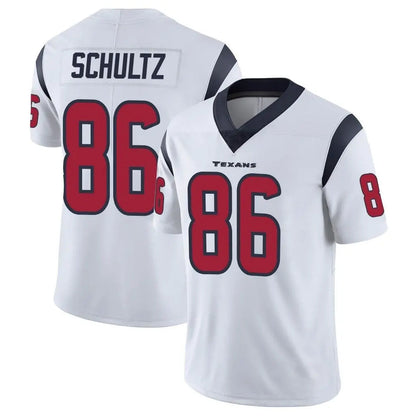 Tlead H.Texans #86 Dalton Schultz Player White Limited Vapor Untouchable Home Game Stitched Jerseys