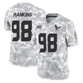 Tlead H.Texans #98 Sheldon Rankins Player Arctic Camo Salute To Service Limited Game Stitched Jerseys
